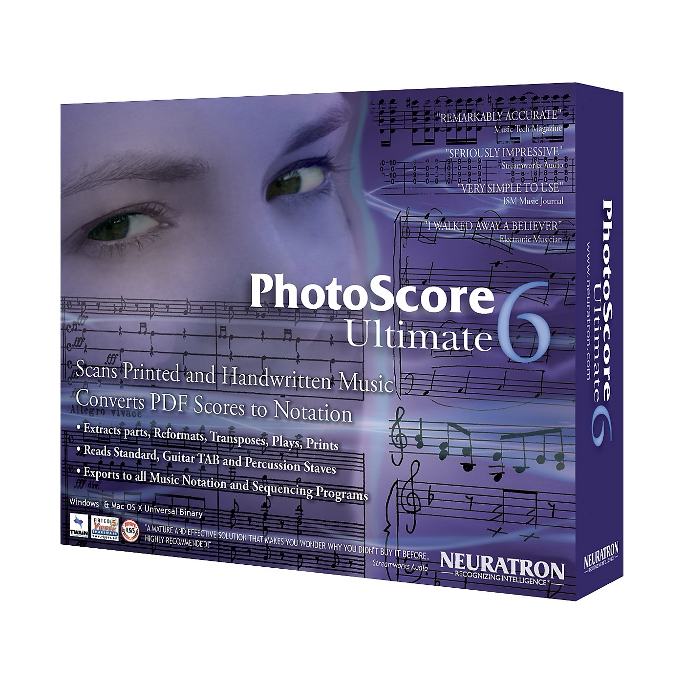 Confronto dei migliori convertitori da PDF a MIDI - Neuratron PhotoScore Ultimate